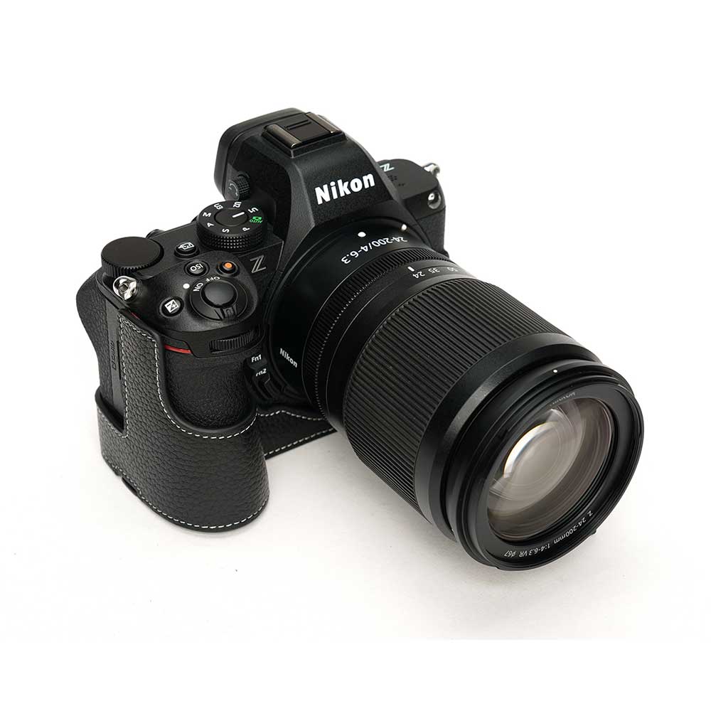 Zシリーズ（Nikon） Nikon Z5II 専用 レザー ケース Black ブラック TP