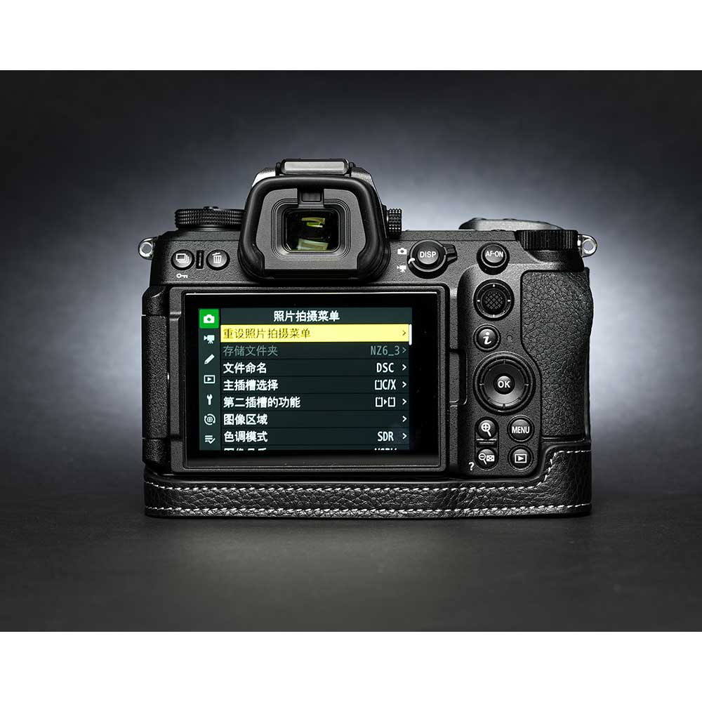 Zシリーズ（Nikon） Nikon Z6III 専用 レザー ケース Black ブラック