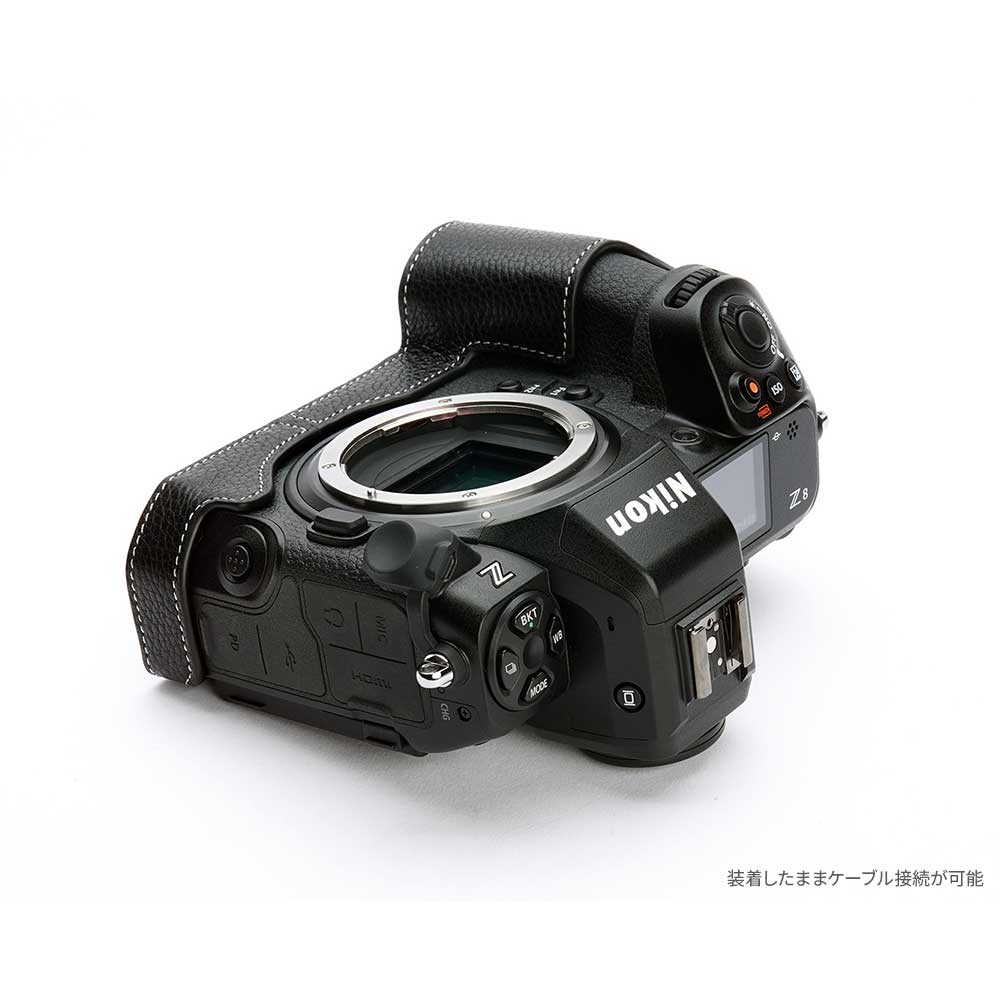 新品 本革カメラケース Nikon ニコン Z8 用 楽天市場】Nikon Z8 専用 レザー ケース Black ブラック TP