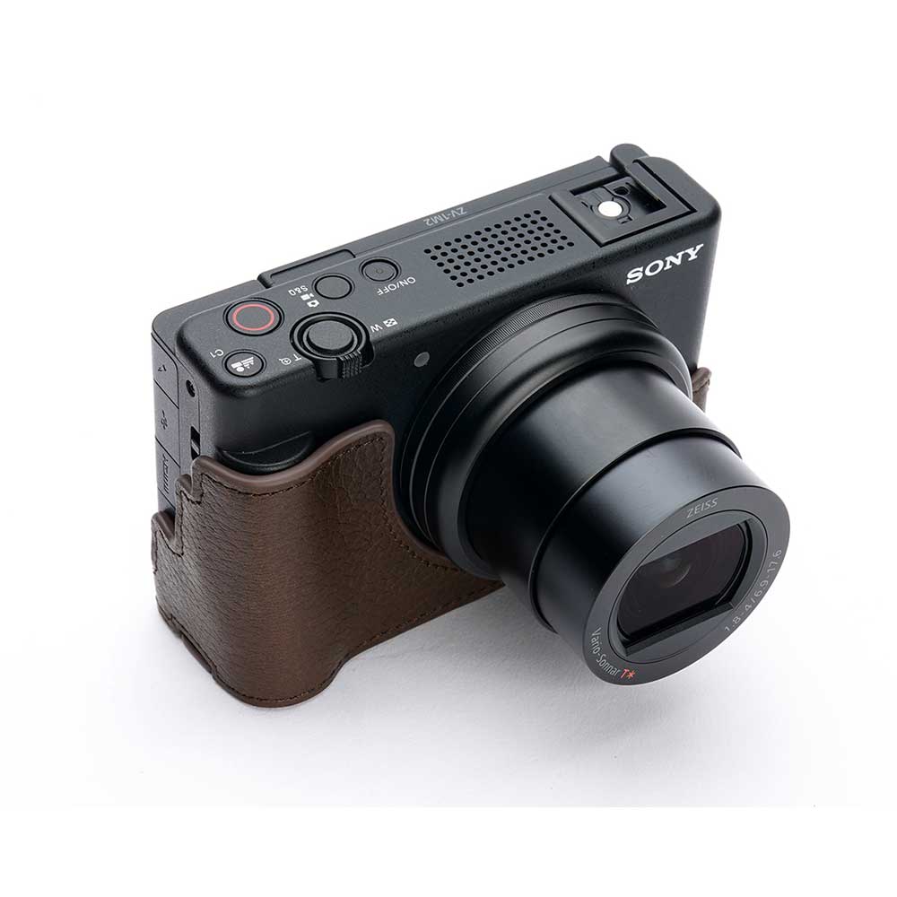 SONY ZV-1M2 レザーケース付き α（ソニー） カメラケース TP Original SONY VLOGCAM ZV-1M2 ZV-1F