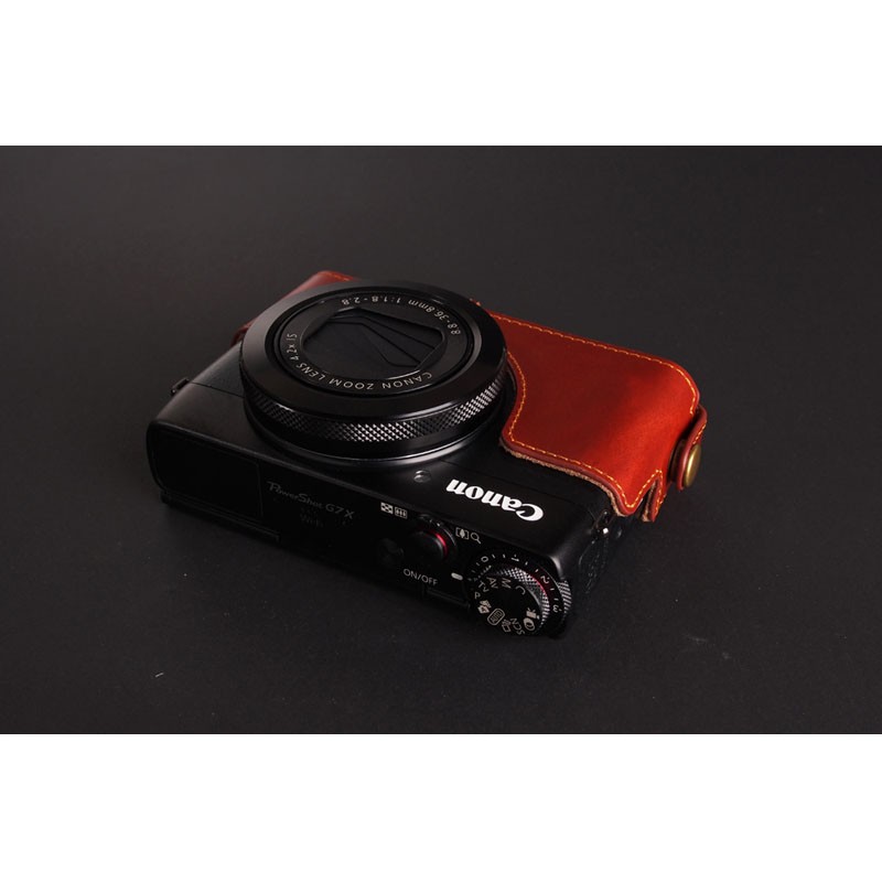 PowerShot Canon G7 X 専用 レザー ケース Brown TP Original カメラ