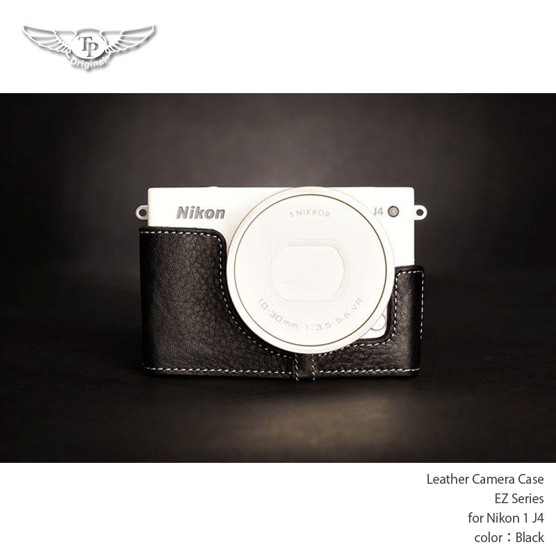ニコン（Nikon） Nikon 1 J4 用 レザー ケース Black TP Original