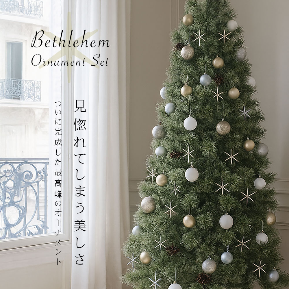 クリスマスツリー ベツレヘムの星 フルセット オーナメント 高級