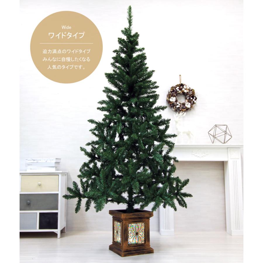クリスマスツリー 120cm 北欧 おしゃれ フィルムポットスリムツリー選べるツリータイプ 飾り｜ningyohonpo｜05