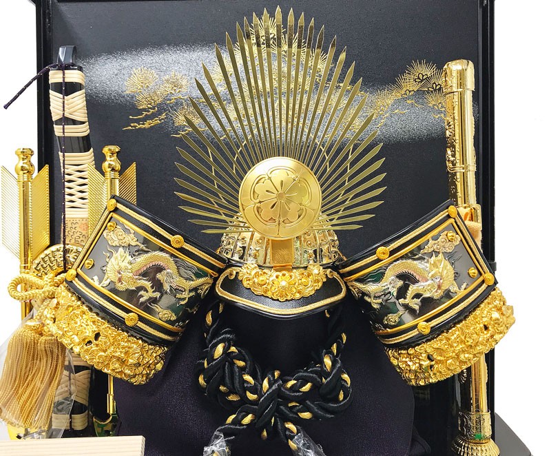 【展示品限り】五月人形　兜　織田信長　収納飾り　※閉店セール　S41 oda-1.jpg