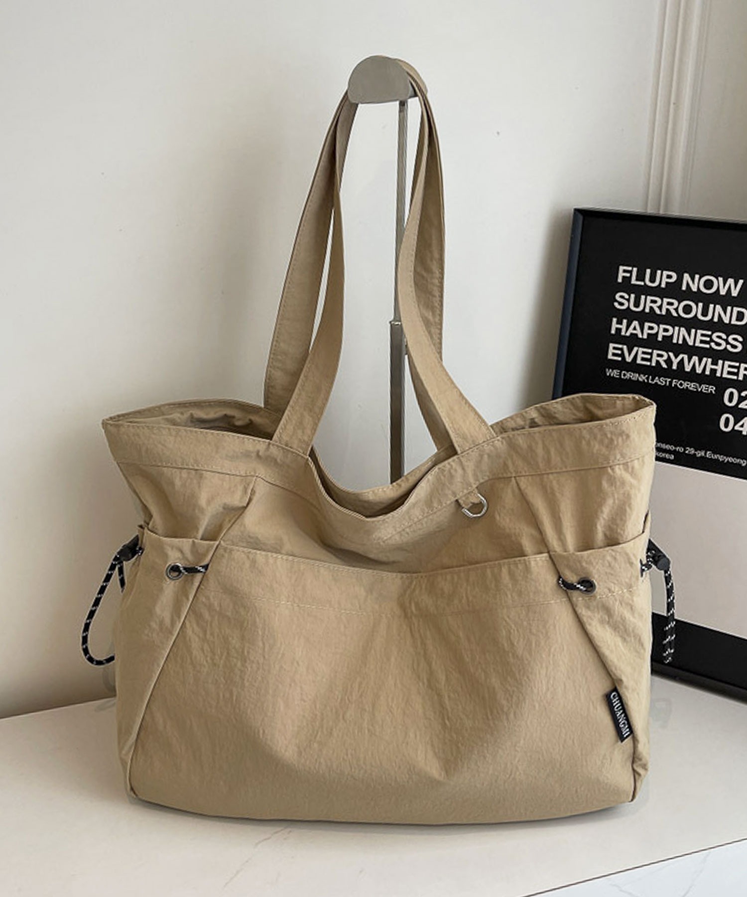 トートバッグ レディース 大きめ A4 大容量 軽量 ナイロン 軽い 大きい