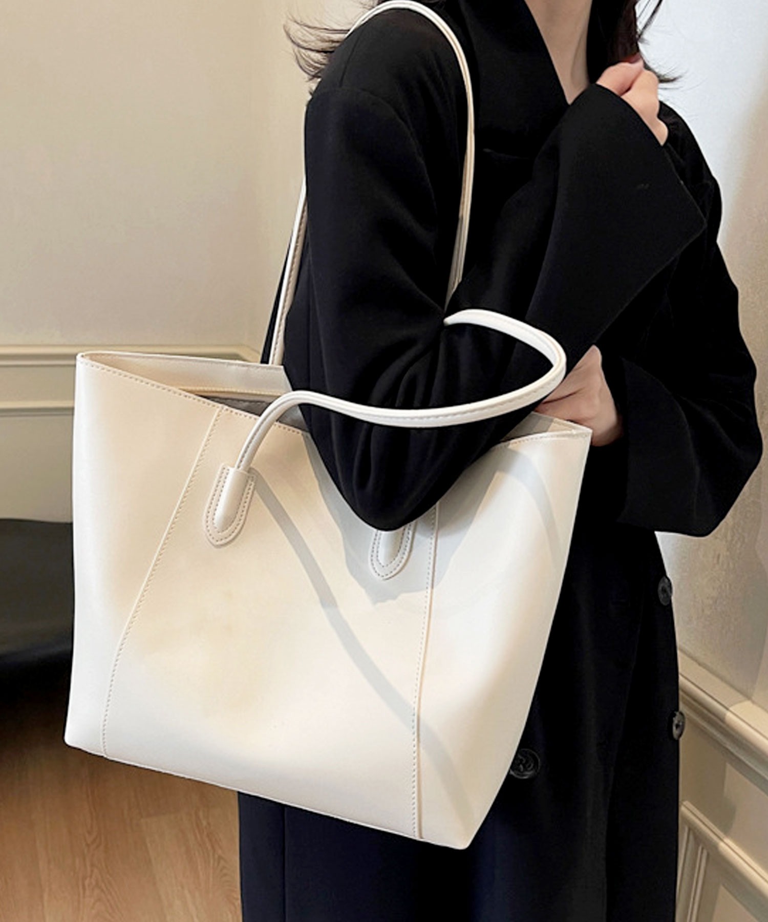 トートバッグ レディース 大きめ 大容量 A4 トート バッグ 持ち手長い