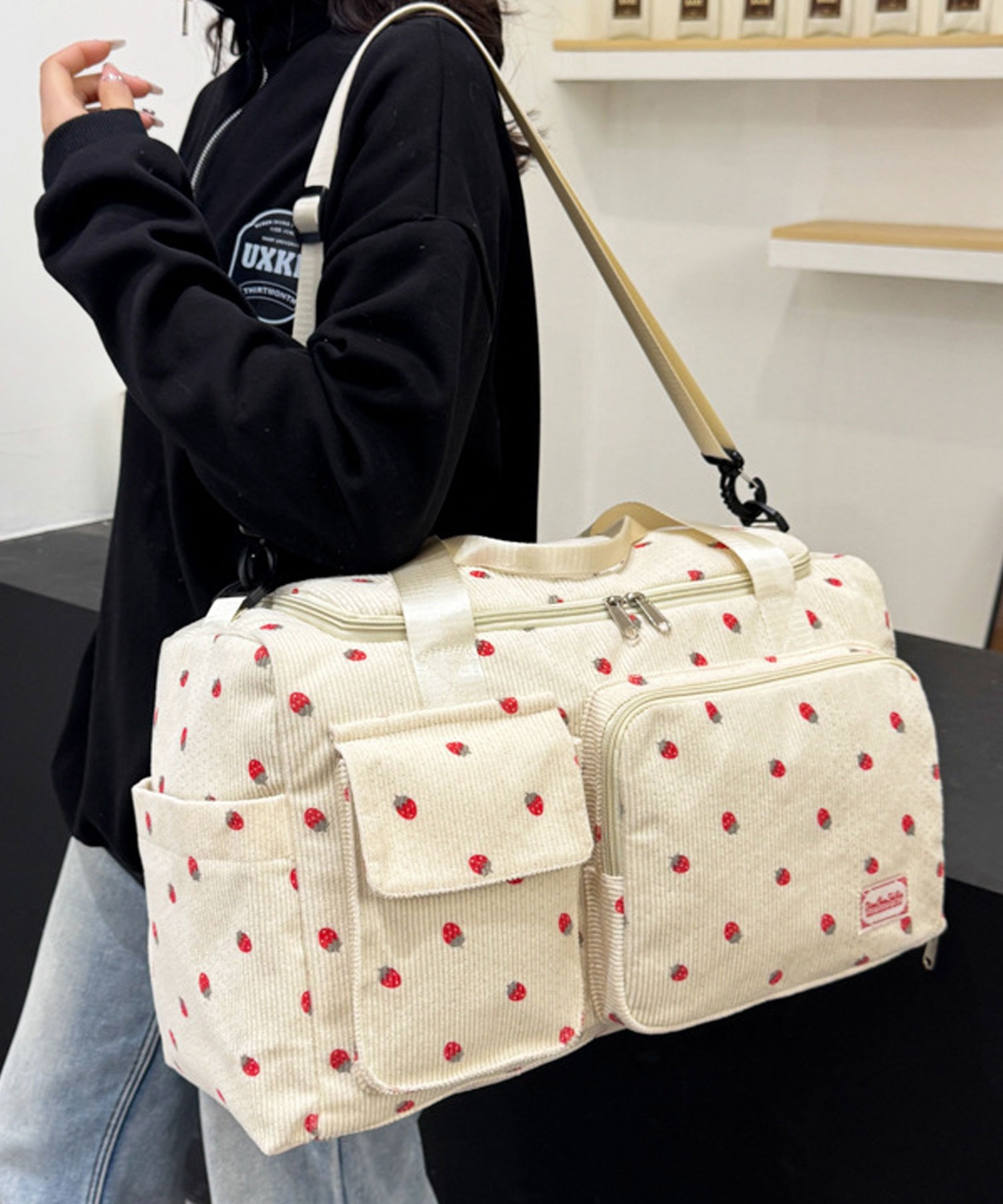 ボストンバッグ 修学旅行 小学生 レディース 大容量 旅行 1泊 機内