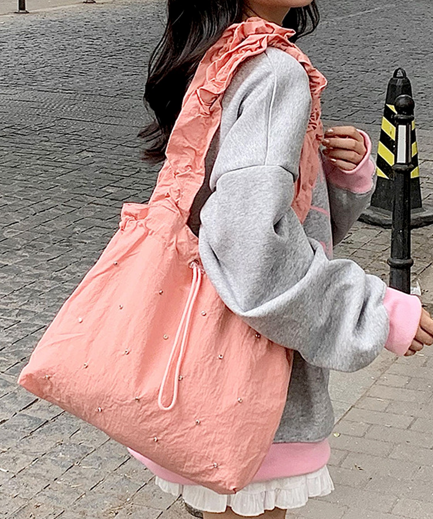 トートバッグ レディース おしゃれ 大容量 a4 大きめ ナイロン 縦型