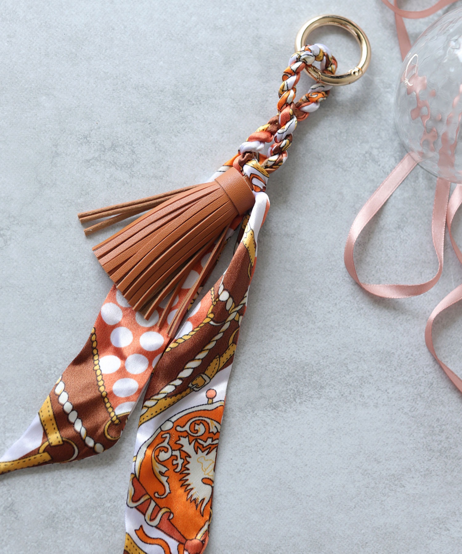 バッグ チャーム レディース バッグチャーム キーホルダー リング