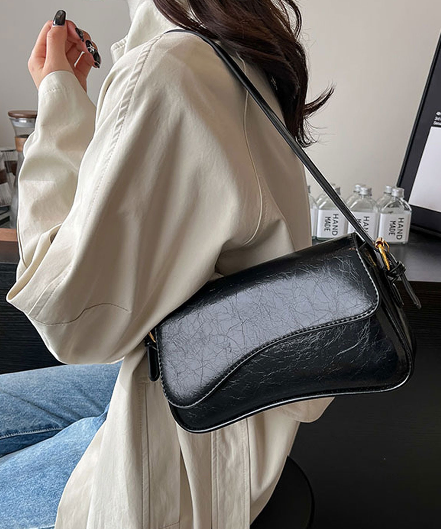 ショルダーバッグ レディース 2way 斜めがけ おしゃれ 小さめ 通勤 合