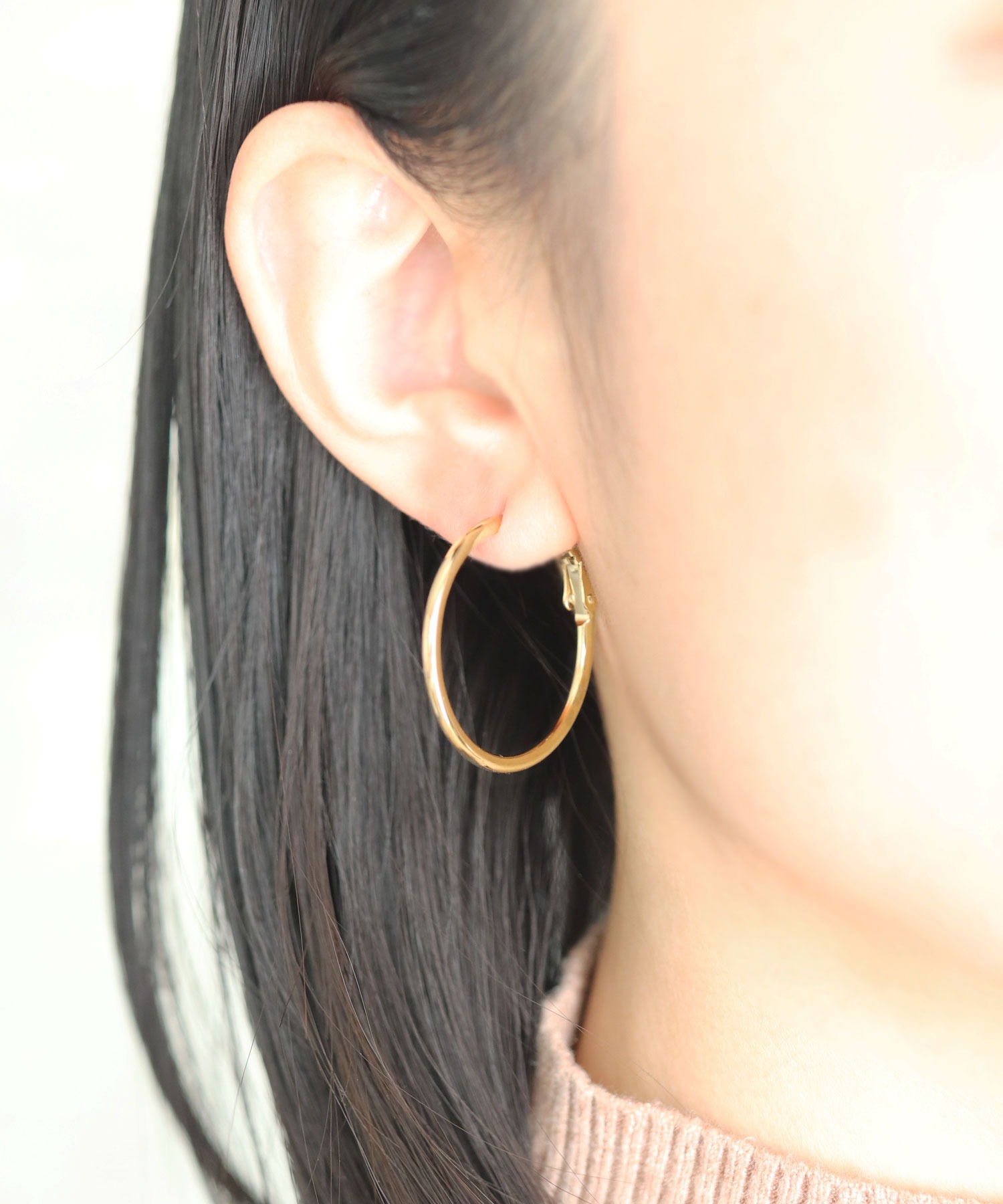 ピアス 金属アレルギー つけっぱなし レディース メンズ フープ 8