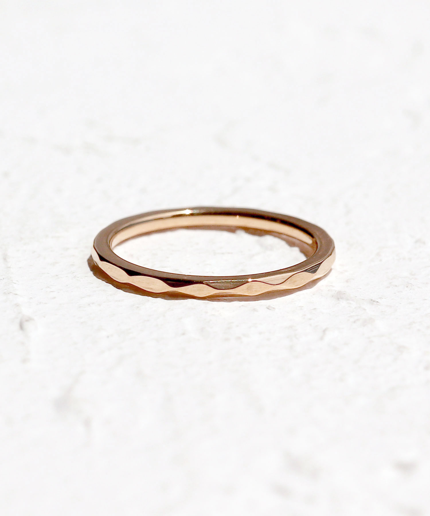 リング レディース おしゃれ ゴールド シルバー ピンクゴールド ステンレス メンズ 指輪 つけっぱなし アクセサリー 金属アレルギー 細身 カット 大人 男女兼用 |  | 03