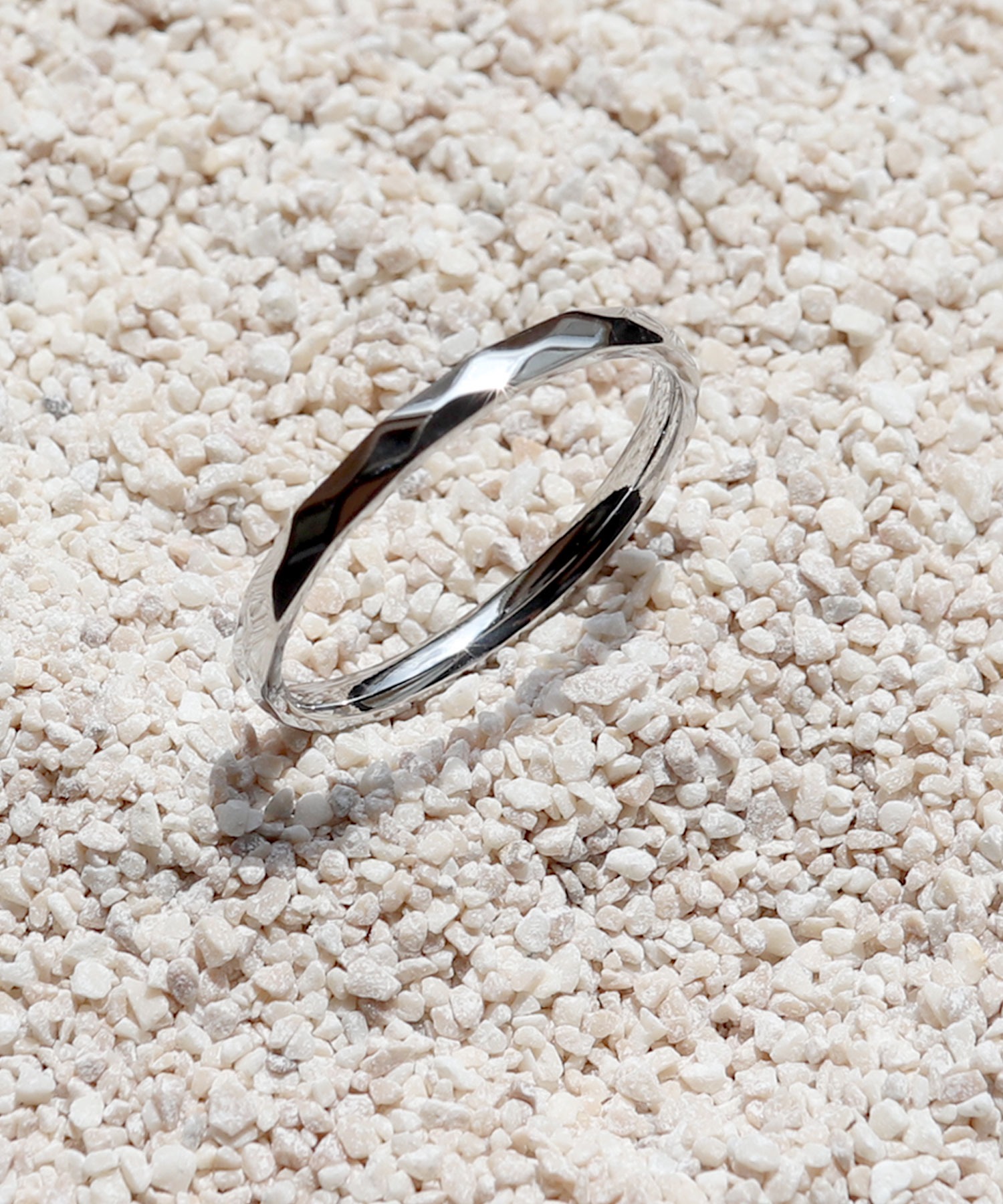 リング レディース おしゃれ ゴールド シルバー ピンクゴールド ステンレス メンズ 指輪 つけっぱなし アクセサリー 金属アレルギー 細身 カット 大人 男女兼用 |  | 05