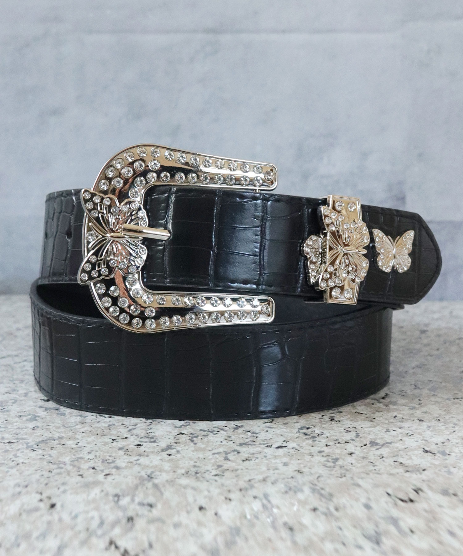 ベルト レディース 太 大きいサイズ 太め デニム 韓国 ジーンズ 太