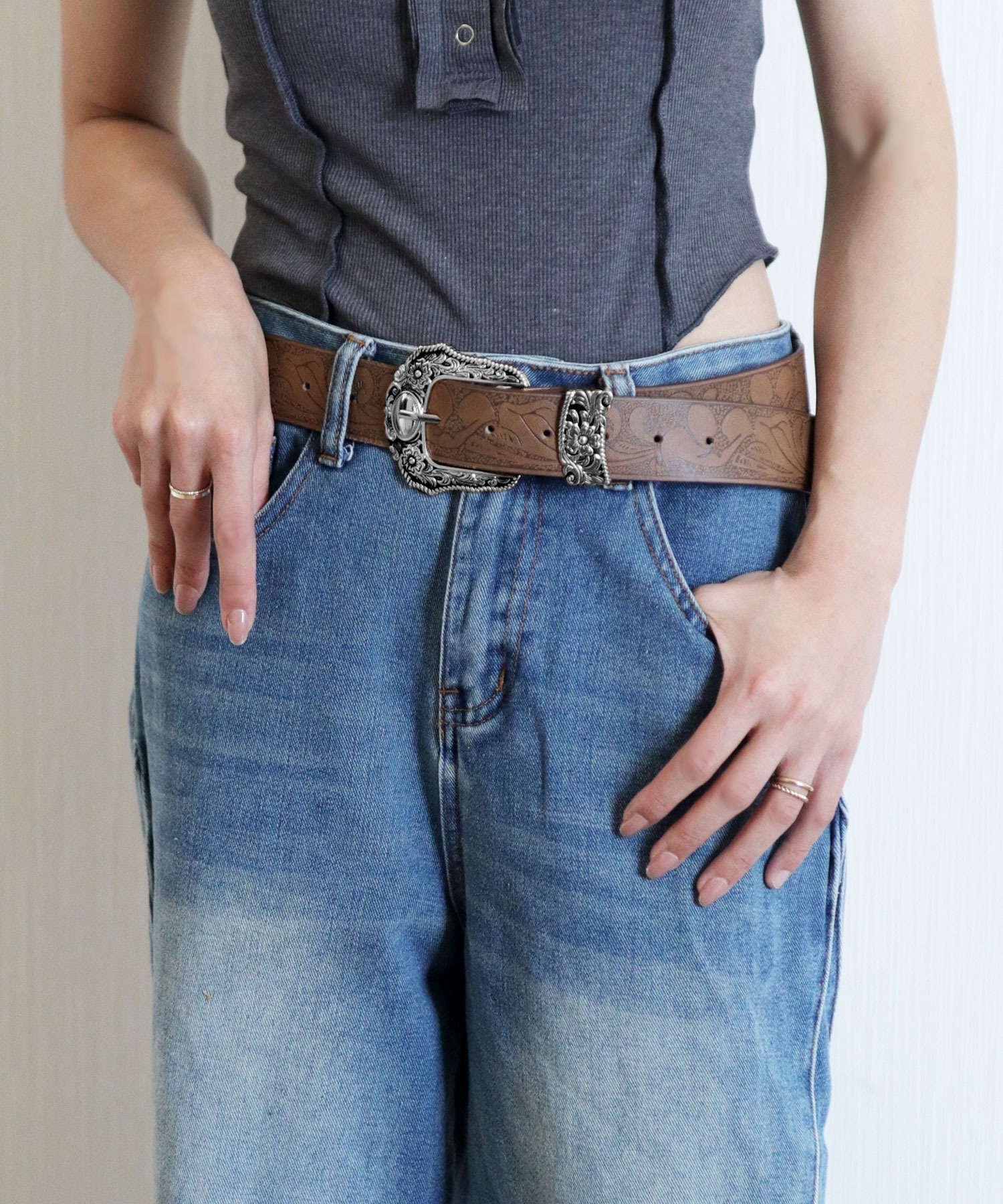 ベルト レディース おしゃれ ワンピース用 太 大きいサイズ ジーンズ