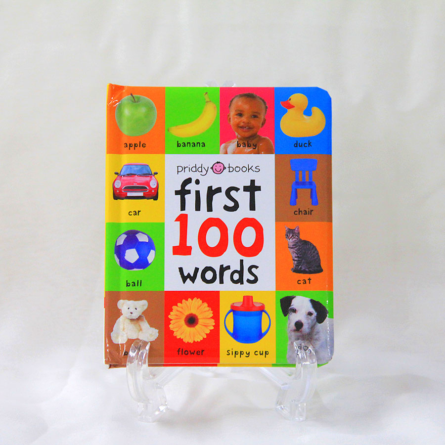 FIRST 100 WORDS　最初に覚える100個の英単語（英語絵本）ボードブック（幼児用）はじめて英語に最適　1〜3歳　外国の絵本