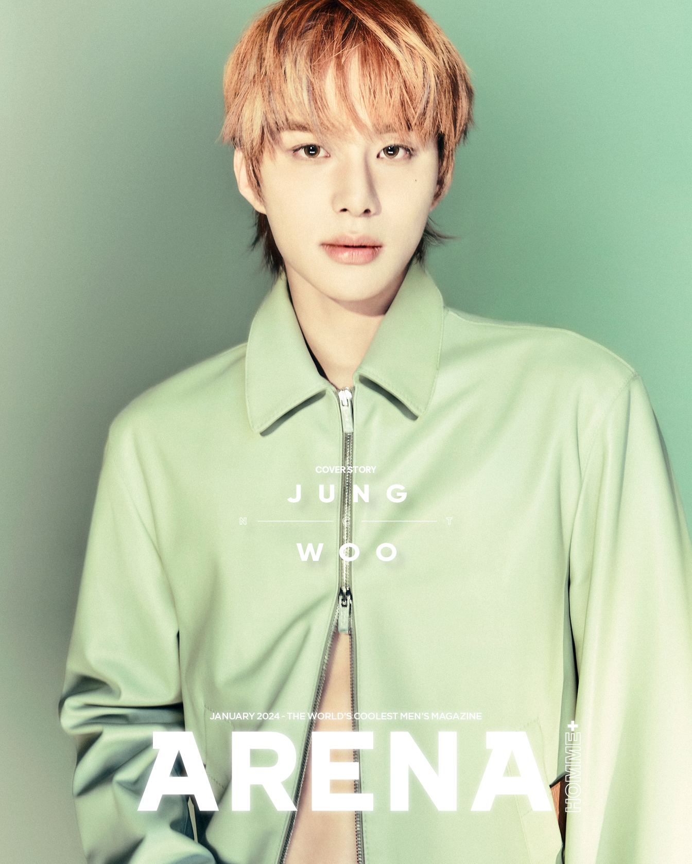 ARENA HOMME+ KOREA 2024年1月号(表紙：NCT127 ジョンウ)【表紙3