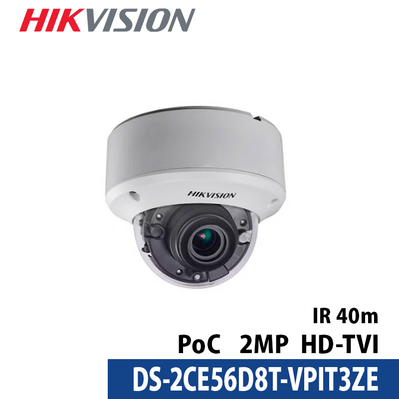 HIKVISION ȥ    TVI 2MP եϥӥ1080p ֳ ɡ५ ds-2ce56d8t-vpit3ze