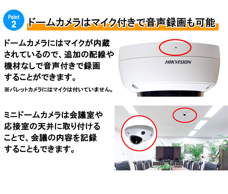 243万画素 防犯カメラセット IP 屋内屋外カメラ5〜8台 レコーダー