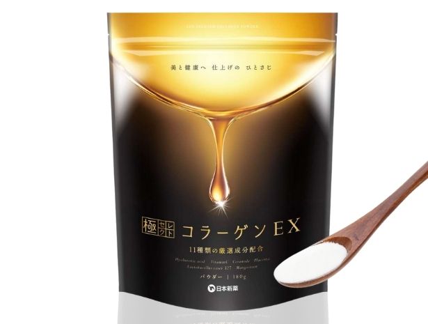 極セレクトコラーゲンEX コラーゲン 粉末 パウダー 180g 1袋（約30日分） 11種の厳選美容健康成分 フィッシュコラーゲン 国内製造 無味無臭