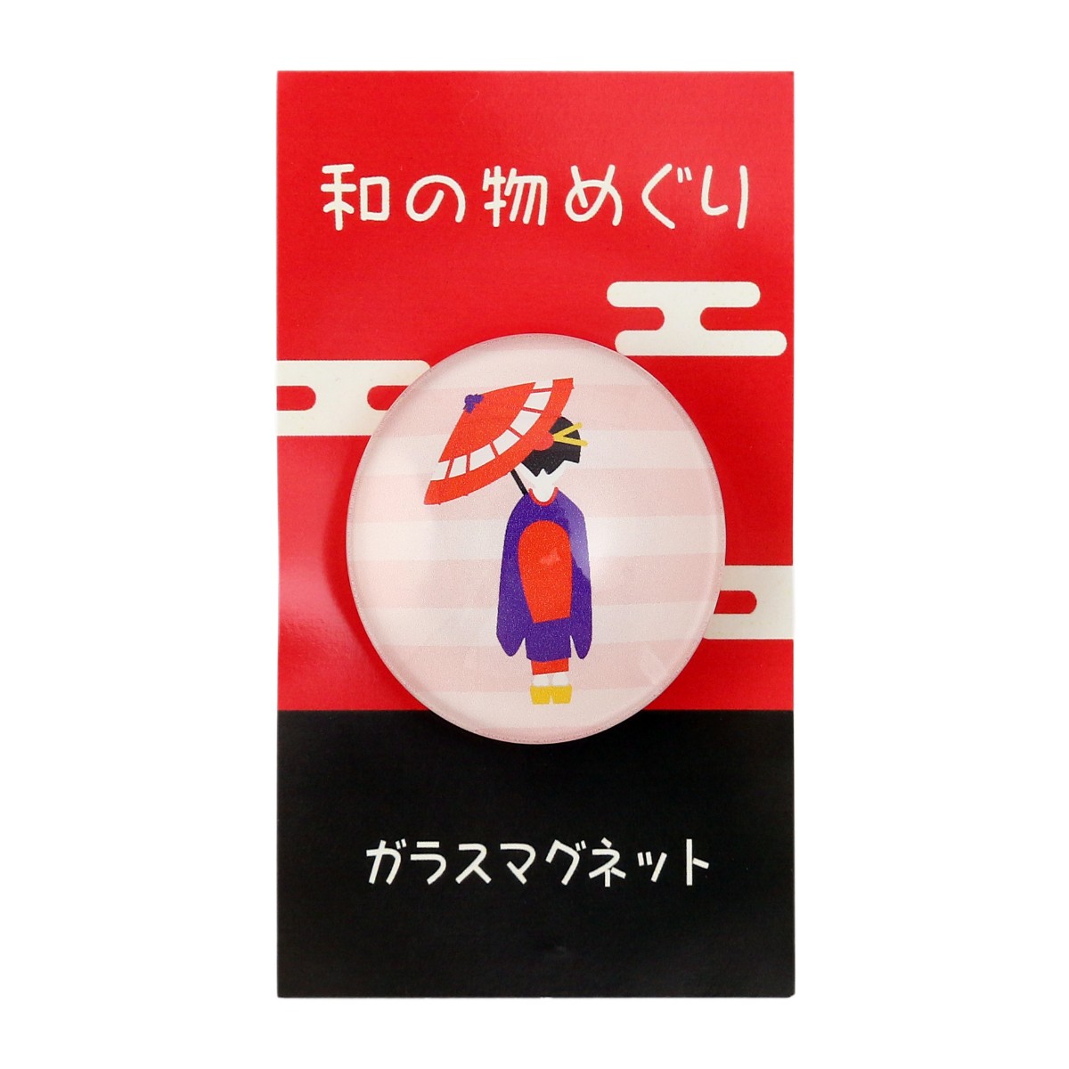 マグネット ハイメン TC 和の物めぐり ガラスマグネット 1個