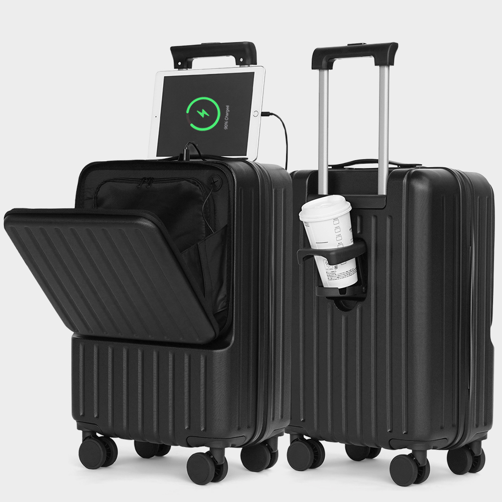 スーツケース 機内持ち込み usbポートキャリーケース Sサイズ スーツケース Sサイズ 機内持ち込み キャリーケース 前開き USBポート
