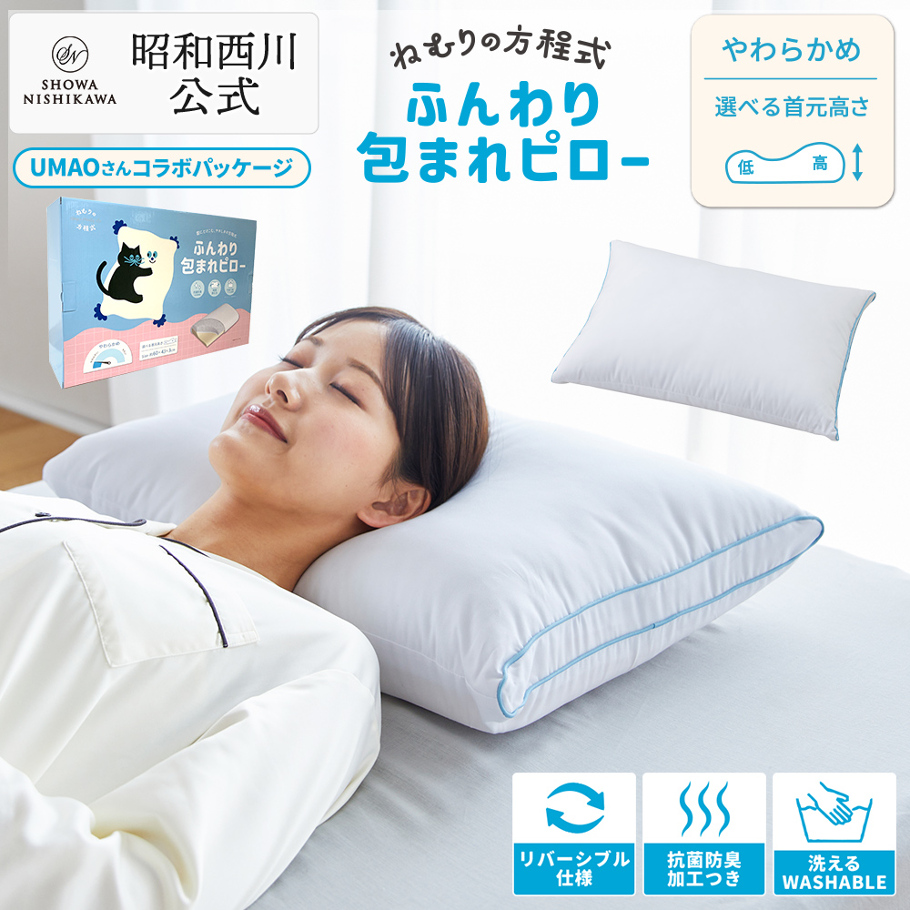 西川（nishikawa） 枕 まくら やわらかめ 昭和西川『ねむりの方程式