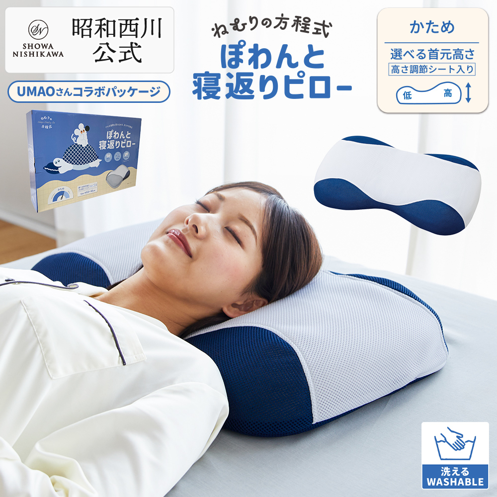西川（nishikawa） 枕 まくら かため 昭和西川『ねむりの方程式』 ぽ