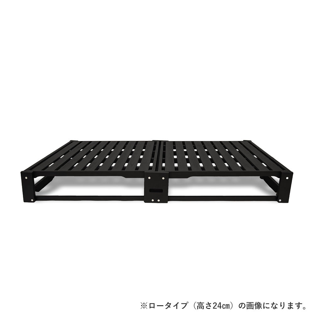 昭和西川 ベッドフレーム シングル 桐らくね 折りたたみベッド 西川