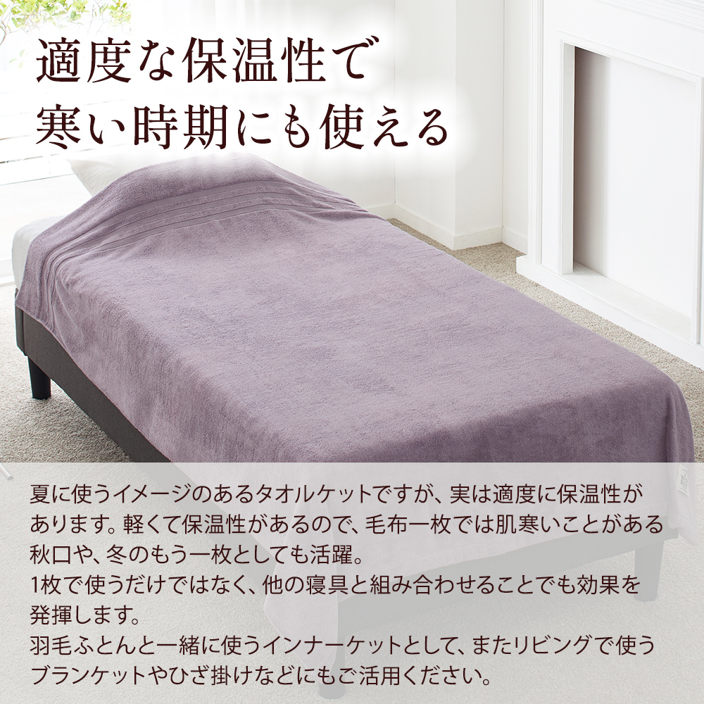 西川（nishikawa） 今治タオルケット シングル 厚手 スーパーゼロ