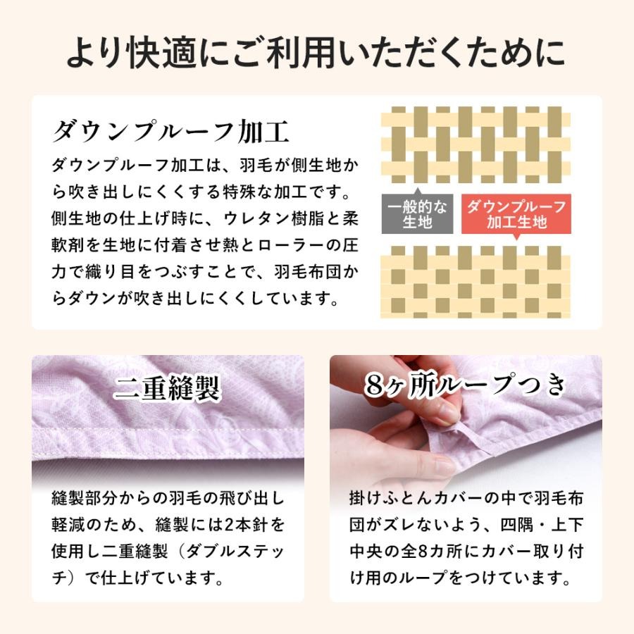 西川（nishikawa） 羽毛布団 シングル ロング 昭和 日本製 掛けふとん