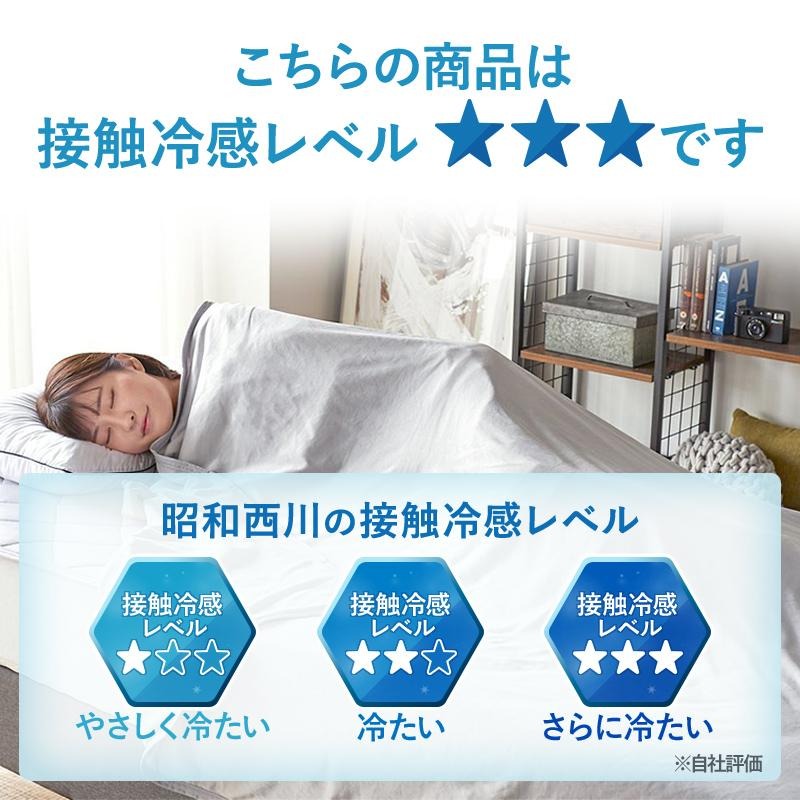 西川（nishikawa） 冷感敷きパッド セミダブル パッドシーツ 昭和西川