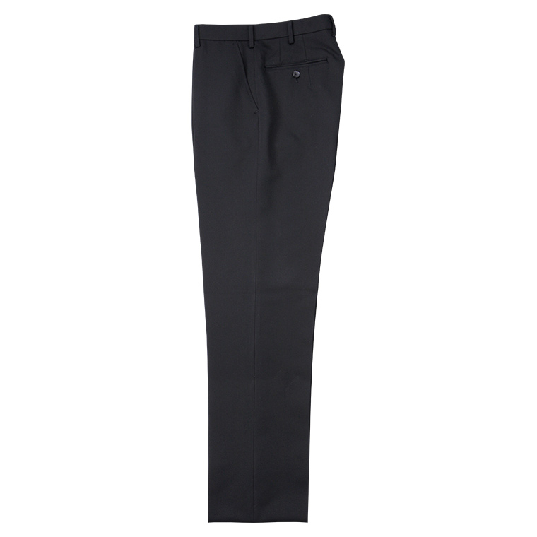 学生服 夏ズボン 綿5%ポリエステル95% 裏綿 W61cm-W115cm ズボン 夏 サマー 学生ズボン スラックス 夏用ズボン 夏服 黒 関連画像1