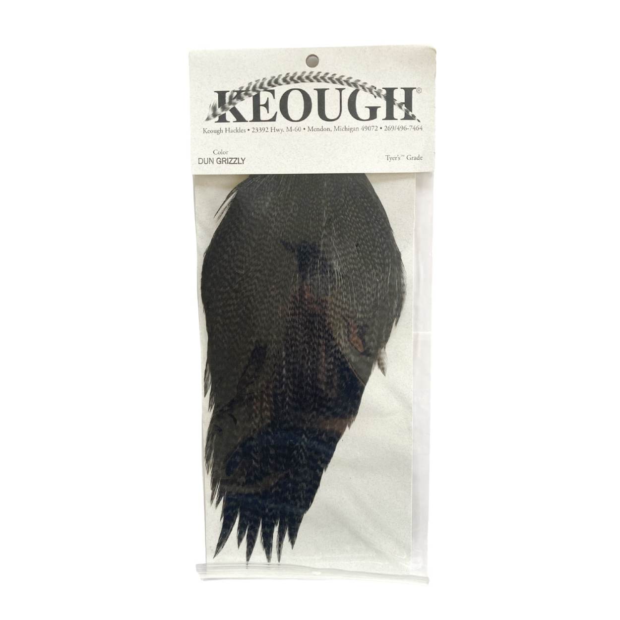KEOUGH（キーオハックル） ハックルケープ Tyer's Grade : にしきた