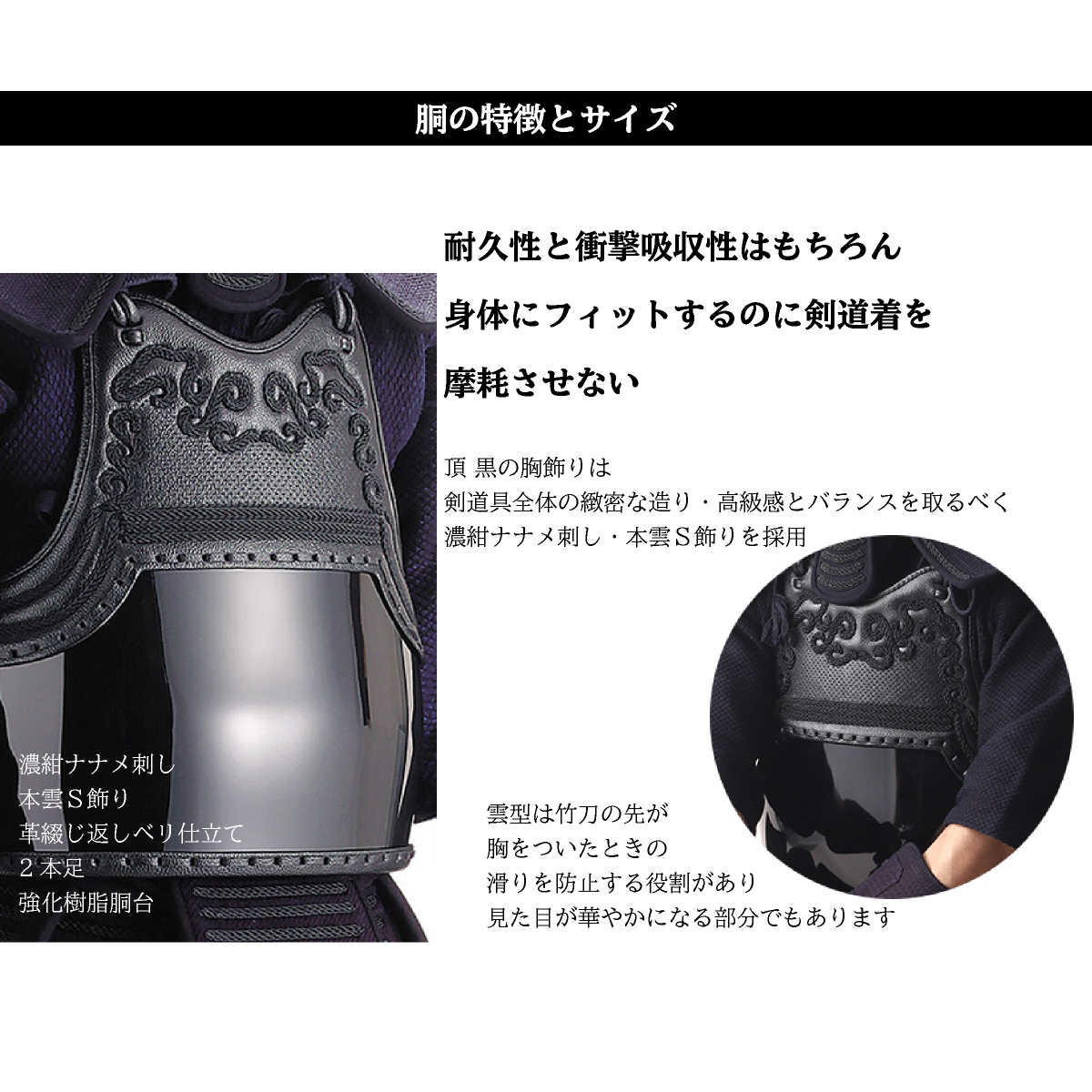 西日本武道具 剣道 防具セット 5mm 総紺合皮 具の目刺 頂赤