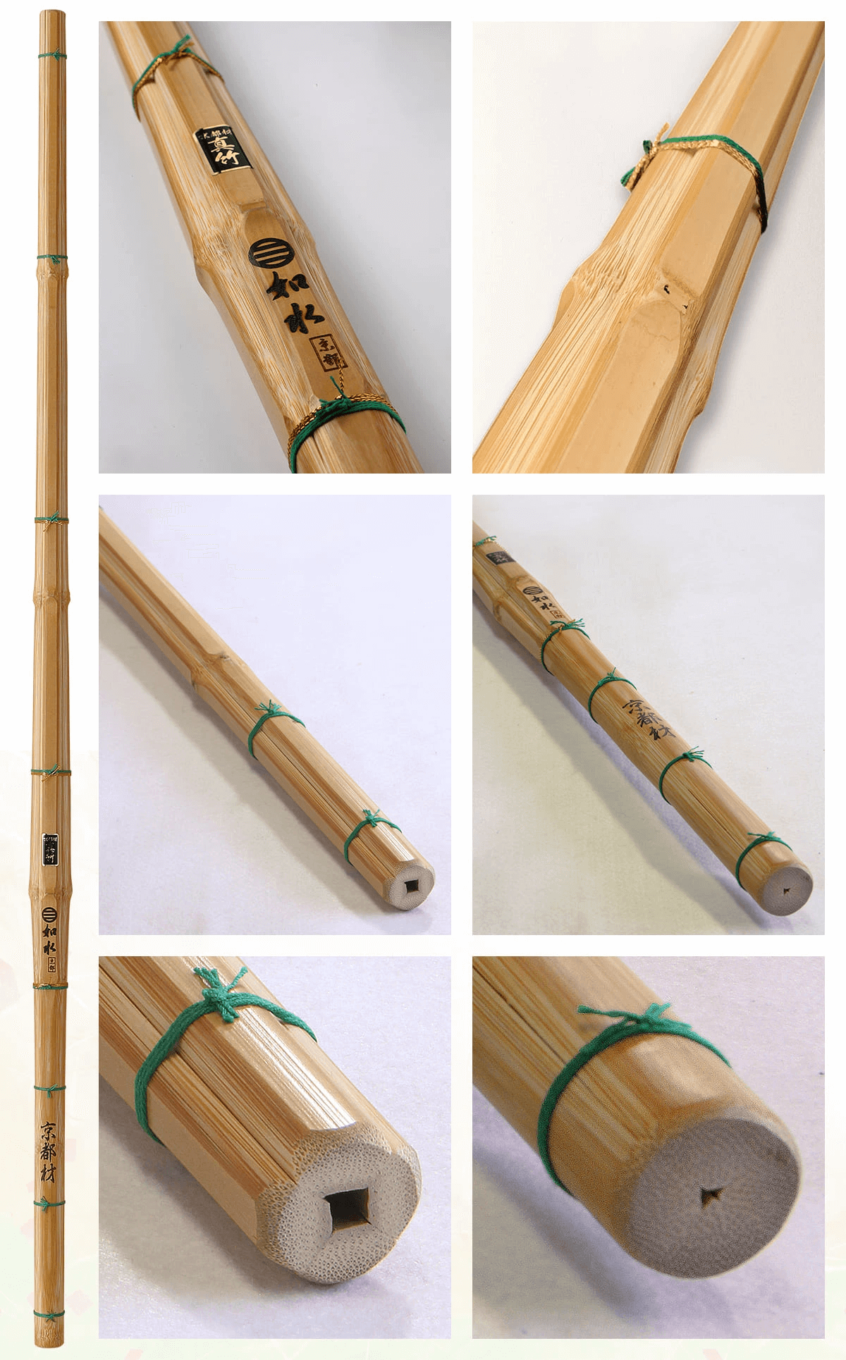 剣道 竹刀 39 直刀型（火炙り）京都材 如水 柄頭25〜28mm 剣道 剣道具 