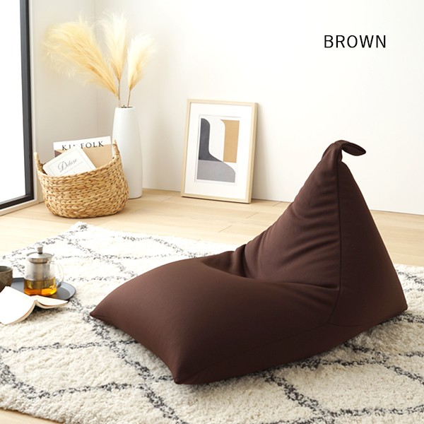 ビーズクッション カラー おしゃれ 軽量 シンプル 60 子供 低反発 日本製 フロア 大きい 背もたれ リビング 室内 リラックス 大型 自宅 三角 |  | 04