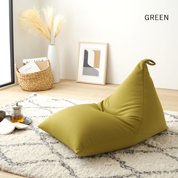 ビーズクッション カラー おしゃれ 軽量 シンプル 60 子供 低反発 日本製 フロア 大きい 背もたれ リビング 室内 リラックス 大型 自宅 三角 |  | 03