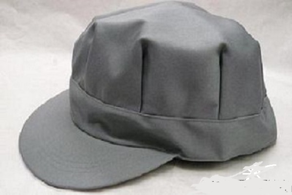 作業帽子 T/C メール便370円2こまで グレ− 八角帽 作業  M-LL 工場 在庫限りで終了｜nishioka-shop｜02