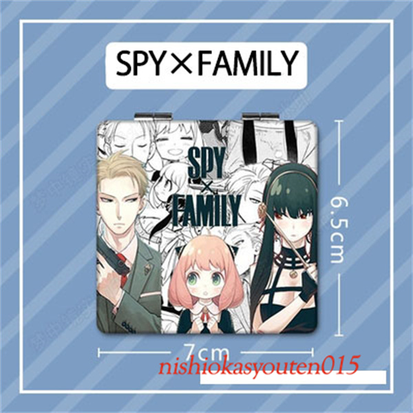 SPY×FAMILY スパイファミリー コンパクトミラー 拡大鏡付き 折りたたみ 手鏡 :yahoohzj01:西岡商店 - 通販 -  Yahoo!ショッピング