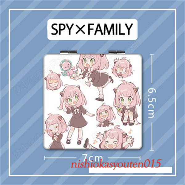 SPY×FAMILY スパイファミリー コンパクトミラー 拡大鏡付き 折りたたみ 手鏡 :yahoohzj01:西岡商店 - 通販 -  Yahoo!ショッピング