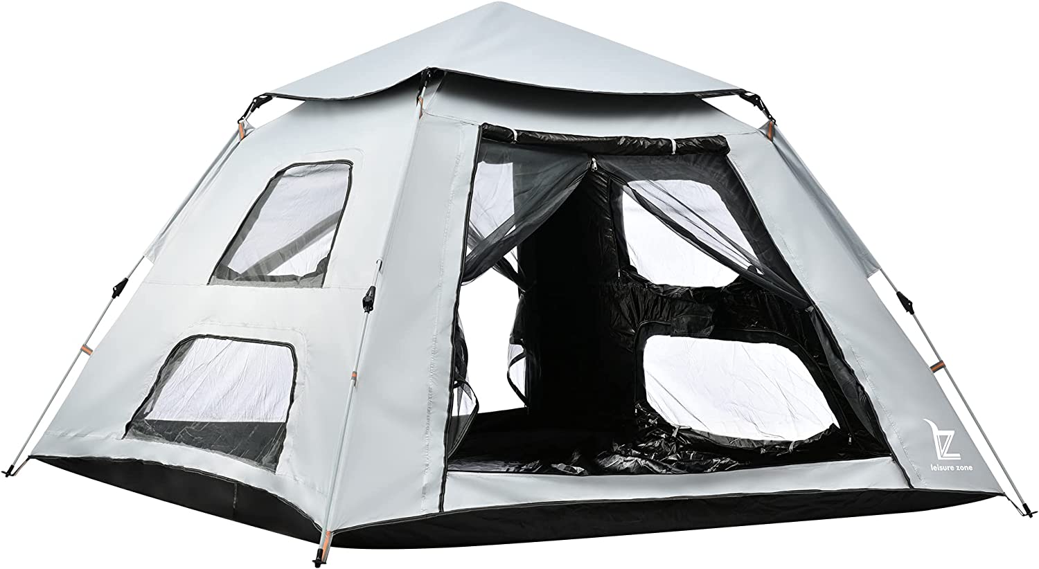 【新品未使用】ドーム型テント 3〜4人用 簡単設営 軽量 コンパクト収納 テント 3-4人用 ワンタッチ ドームテント 収納袋付き 折りたたみ