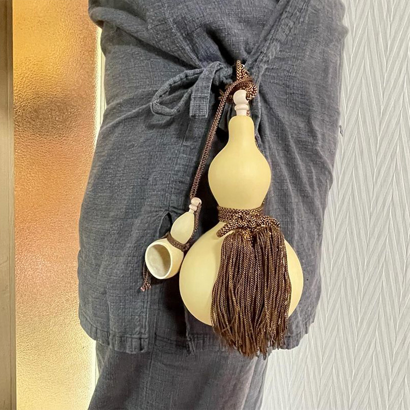 瓢箪 縁起物 酒入れひょうたん(小・全長22cm) その2 経年変化の