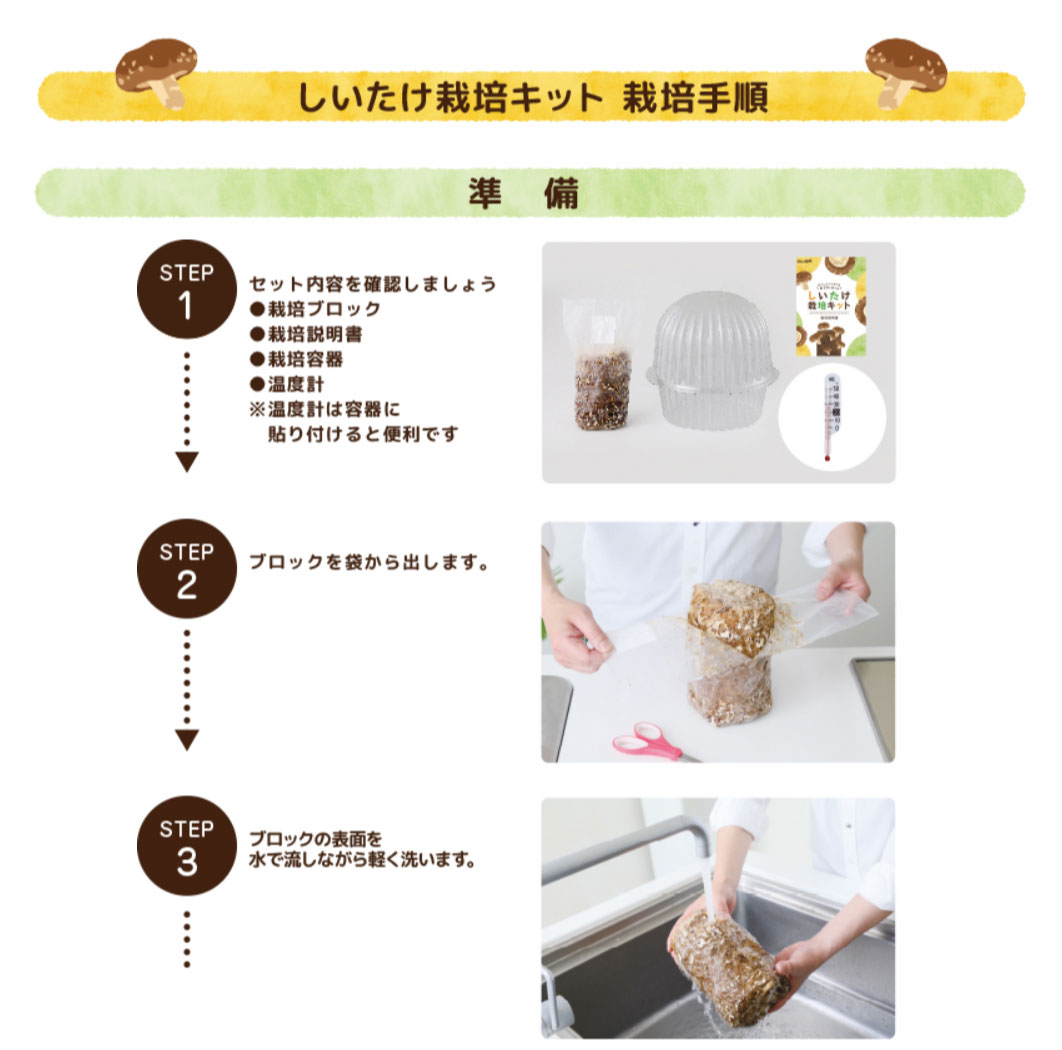しいたけ栽培キット