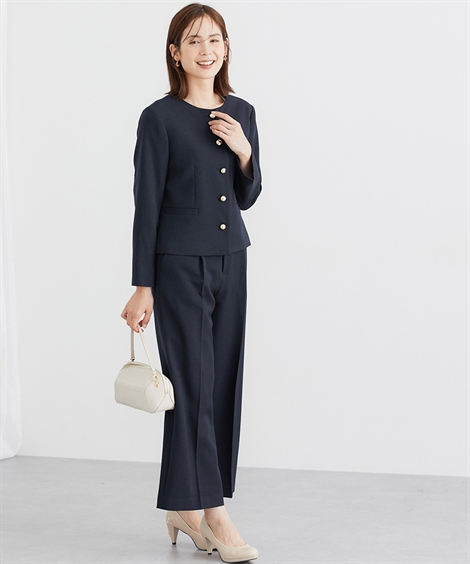 ニッセン（nissen） スーツ レディース パンツスーツ 秋冬 洗える