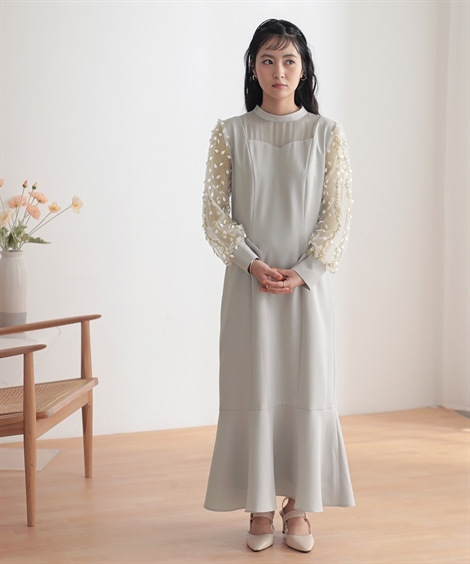 Callarus パーティードレス ワンピース ロングドレス 結婚式 お呼ばれ