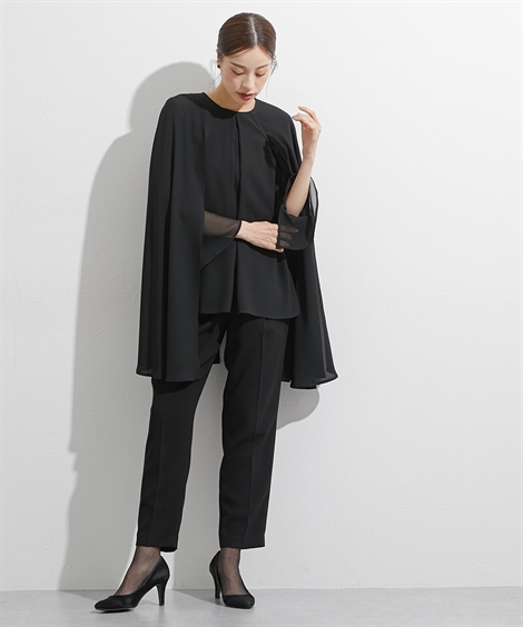 爆買 喪服 レディース 礼服 ブラックフォーマル パンツスーツ