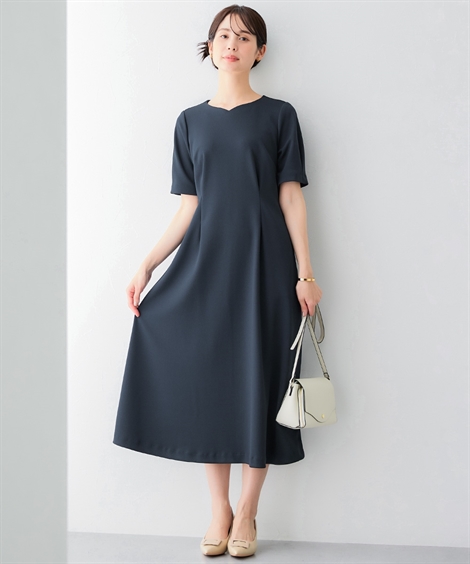 A.P.C. golf 半袖ワンピース　インナーパンツ付き　新品未使用 レディース ワンピース 半袖 カノコ やみつき ジャージー 大きいサイズ