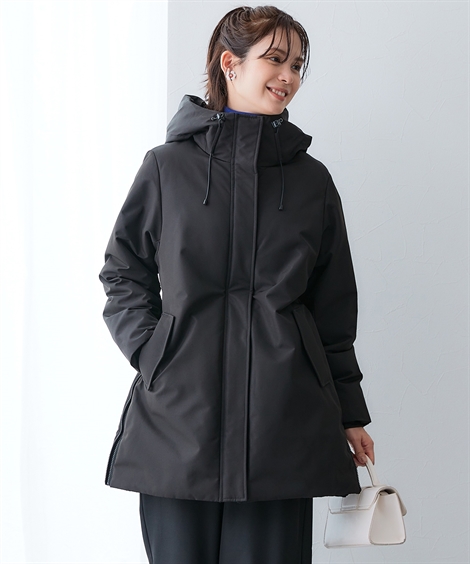 爆買 アウター レディース コートダウン サイドジップ 防風 はっ水